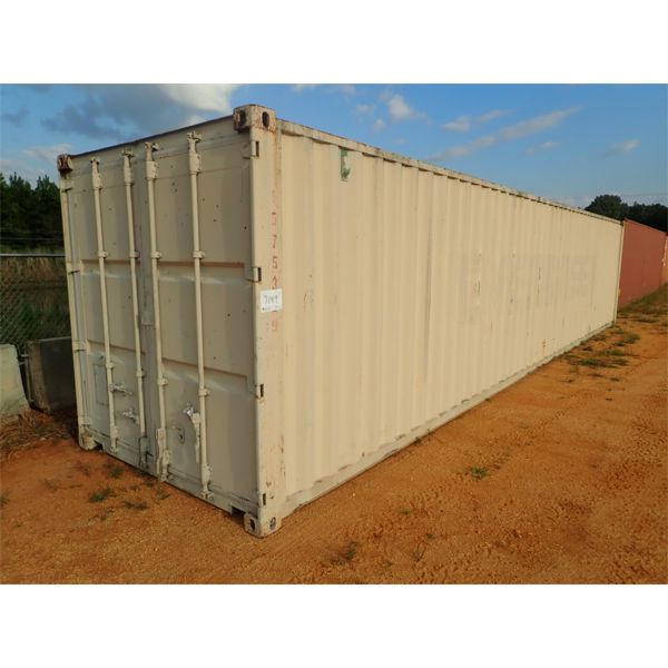 40' CONTAINER WITH CONTENTS, 10 CHURCH PEWS