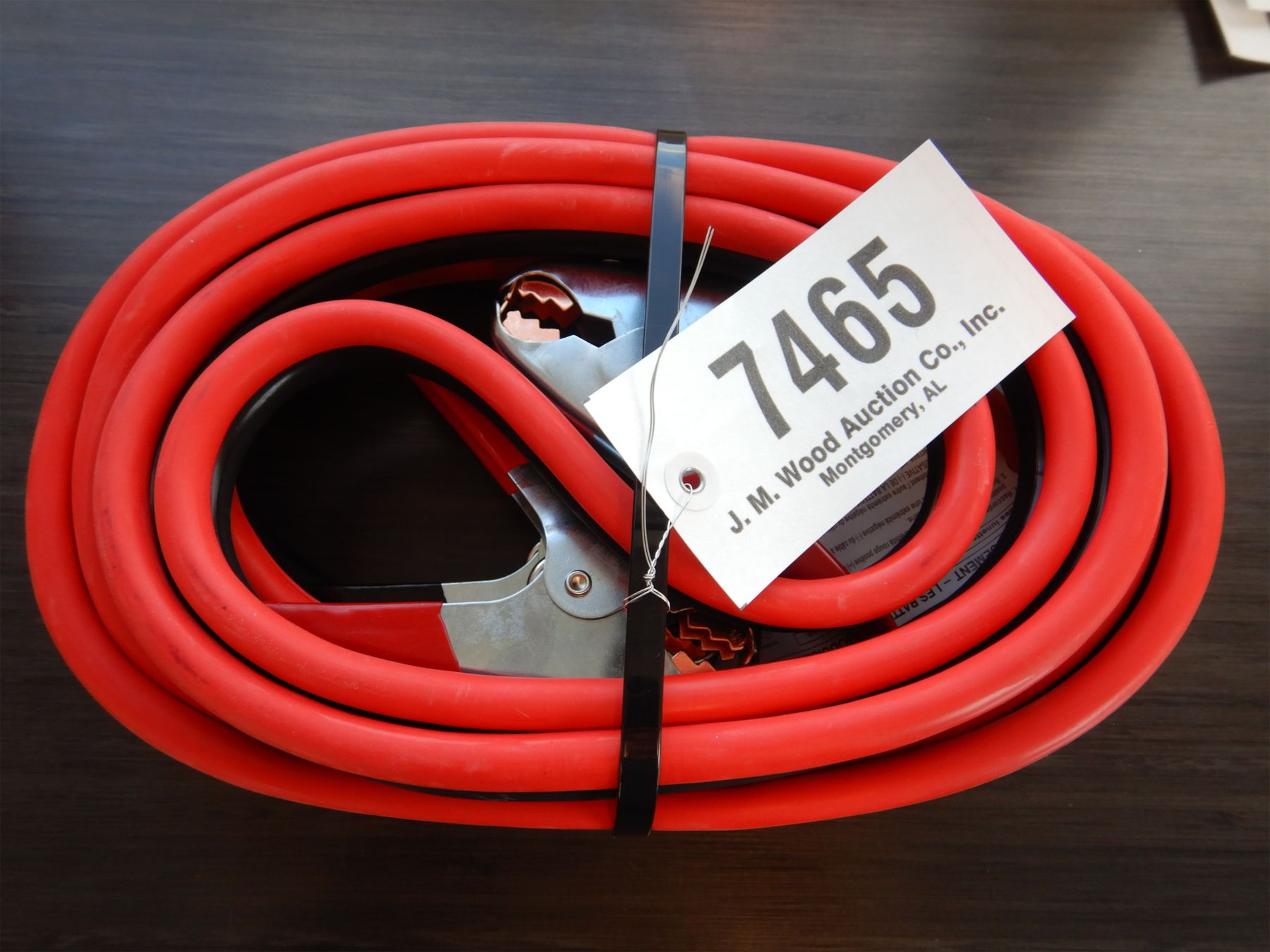 2 GAUGE JUMPER CABLES J.M. Wood Auction Company, Inc.