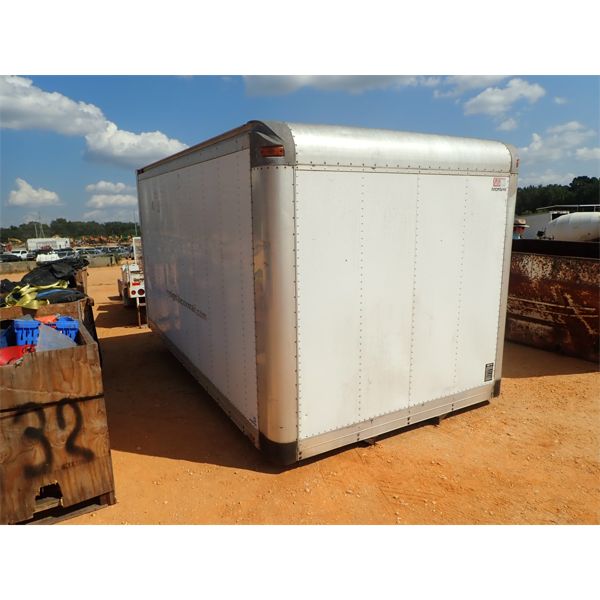 14' MORGAN ENCLOSED TRUCK BED w/storage rack (A-2)