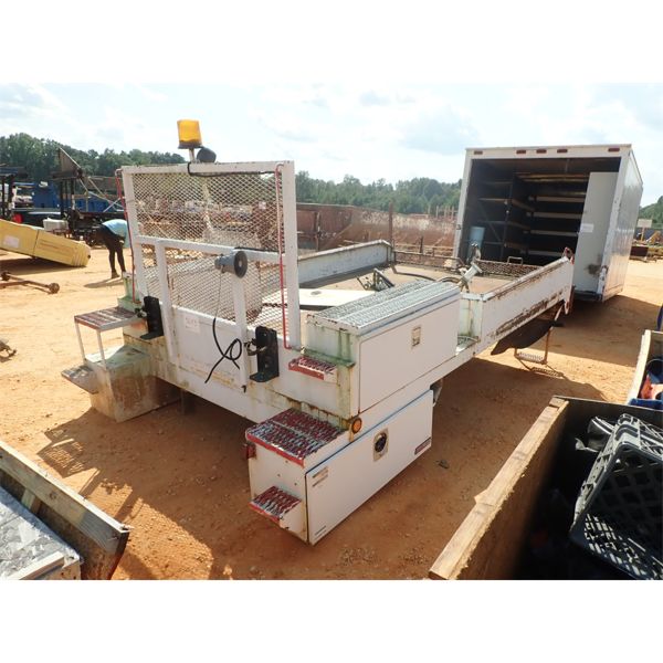 8' x 14' TRUCK BED w/ hyd winch, tool boxes & headache rack (A-1)