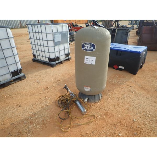 WELL MATE WATER TANK WITH ELECTRIC PUMP
