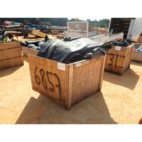 (1) BOX TRAILER TARPS & TIE DOWN STRAP (A-1)