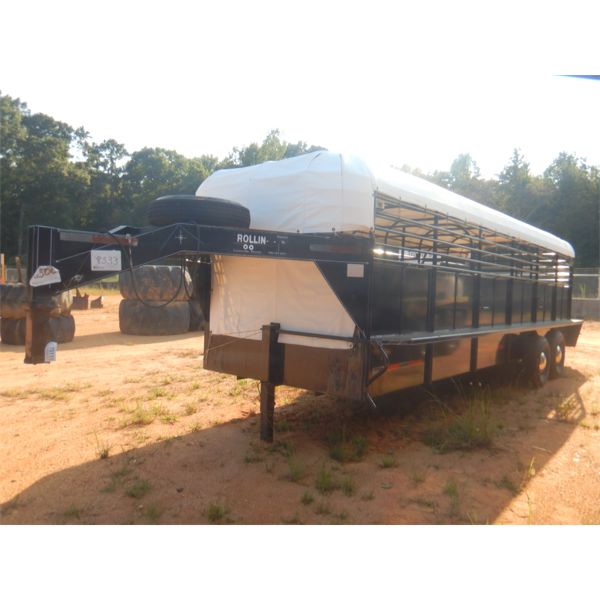 ROLLINS 24' GOOSENECK  Livestock Trailer