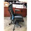 Image 2 : HERMAN MILLER EMBODY BLACK/CYAN FULLY ADJUSTABLE GAMING TASK CHAIR RETAIL $2264 CAN