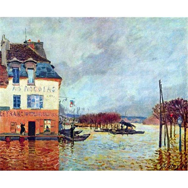 Alfred Sisley - Flood at Port Manly