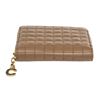 Image 4 : Celine Brown Leather C Charm Zip Wallet