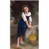Image 1 : William Bouguereau  - Orphan by the Fountain (1883)