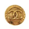 Image 1 : Chanel Gold CC Logo Round Earring