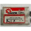 Image 2 : Lot of (2) Hanita #4VN5 1x1x1.1/8x3.1/4x6" End Mills