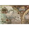 Image 3 : World Map on Gold Foil Framed
