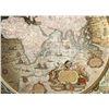 Image 4 : World Map on Gold Foil Framed