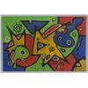 Image 1 : Spanish Oil on Canvas Signed Miro