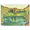 Image 2 : Canadian/American Oil on Panel 1946 Landscape