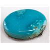 Image 1 : 11.37ct Oval Cabochon Blue Natural Turquoise IGL&I