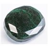 Image 2 : 376.10ct Oval Cut Green Natural Emerald GLI