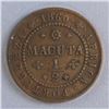 Image 2 : Angola 1860 Macuta 1/2 Pedro V