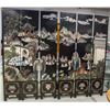 Image 1 : Set of 6 Chinese Screens Inlaid Garden Scene