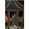 Image 2 : Set of 6 Chinese Screens Inlaid Garden Scene