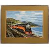Image 1 : Southern Pacific Locomotive The Coast Daylight Art Poster  [146695]