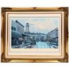 Image 1 : Kinkade, Placerville in the Snow at Christmas Framed Prints (2)  [139957]