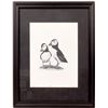 Image 1 : Puffins Art Print Signed by Bill Brown  [146575]