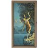 Image 1 : Woman Fishing, Framed Print   [146561]
