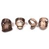 Image 2 : Navajo Turquoise Rings sizes 6 3/4, 8 1/2, 8 3/4, 9 3/4  [147081]
