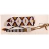 Image 2 : Knife Sheath and Other Bag -Cheyenne Beadwork  [141121]