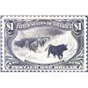 Image 1 : US Stamp Trans Mississippi $1, OG, H   [148557]