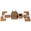 Image 1 : Tiffany "Zodiac" Desk Set  (5 items) w/RARE Match Safe!  [141518]