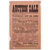 Image 3 : Auction Advertising Broadsides  [146592]