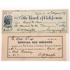 Image 1 : Carson & Colorado Railroad Company Check Pair  [144757]