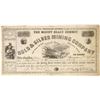 Image 1 : Mount Braly G& S Mining Company Stock Certificate Number 1  [144011]
