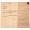 Image 1 : Cover with Letter from Stone House, Humboldt, Nevada  [130888]