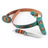 Image 1 : Native American Beaded Belt and Knife Sheath
