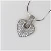 Image 2 : Brilliant Heart Shaped Diamond Pendant