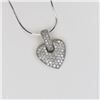 Image 3 : Brilliant Heart Shaped Diamond Pendant