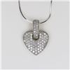 Image 4 : Brilliant Heart Shaped Diamond Pendant