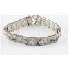 Image 1 : Ladies14kt White Gold Diamond Bracelet