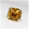 Image 2 : Fantastic Citrine and Diamond Ring