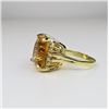 Image 4 : Fantastic Citrine and Diamond Ring
