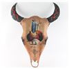 Image 2 : Metal Painted Bull Skull