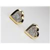 Image 4 : Dazzling Heart Shaped Diamond Earrings