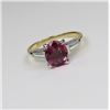 Image 2 : Alluring Pink Burmese Spinel and Diamond Ring