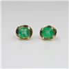 Image 1 : Vibrant Emerald Earrings