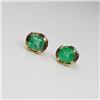 Image 2 : Vibrant Emerald Earrings