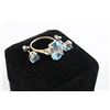 Image 5 : Ladies Topaz Ring & Earrings Set