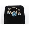 Image 6 : Ladies Topaz Ring & Earrings Set
