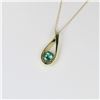 Image 1 : Graceful Contemporary Greenish Pendant