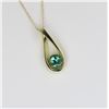 Image 2 : Graceful Contemporary Greenish Pendant